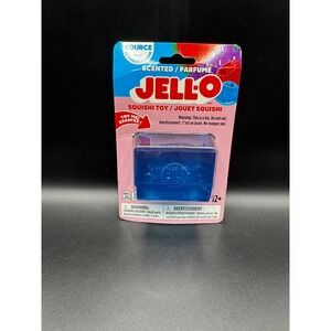 Jell-O Scented Squishi Toy Blue Gelatin Cube Fidget Stress Relief Incredible